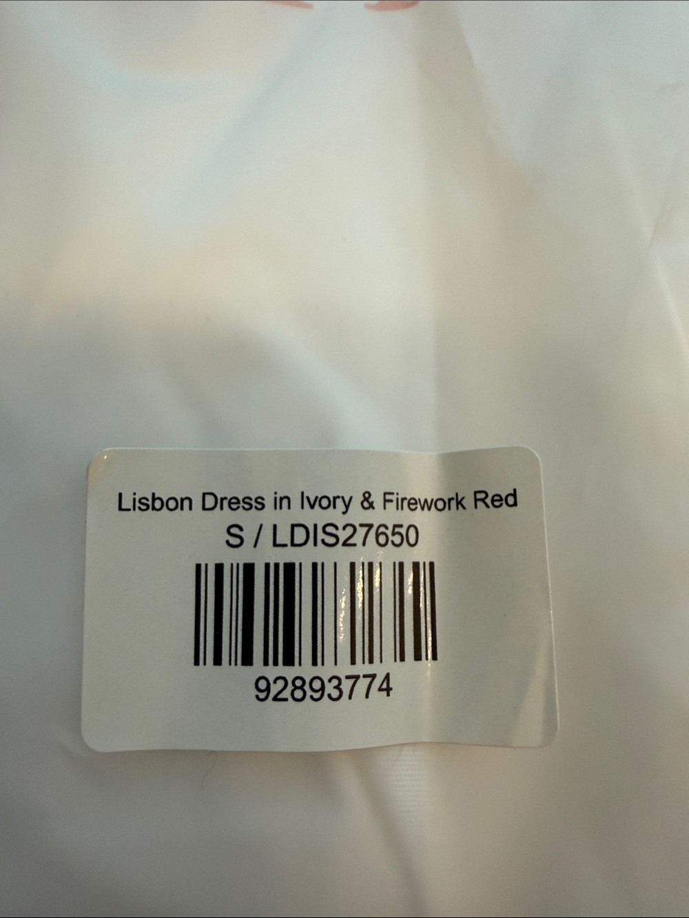 Ivy City Co Lisbon sleeveless Midi Dress Ivory & Firework Red Color Small NWT - Picture 8 of 8